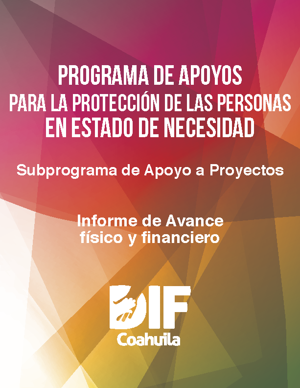 Programa de apoyos para la proteccion de las personas en estado de necesidad