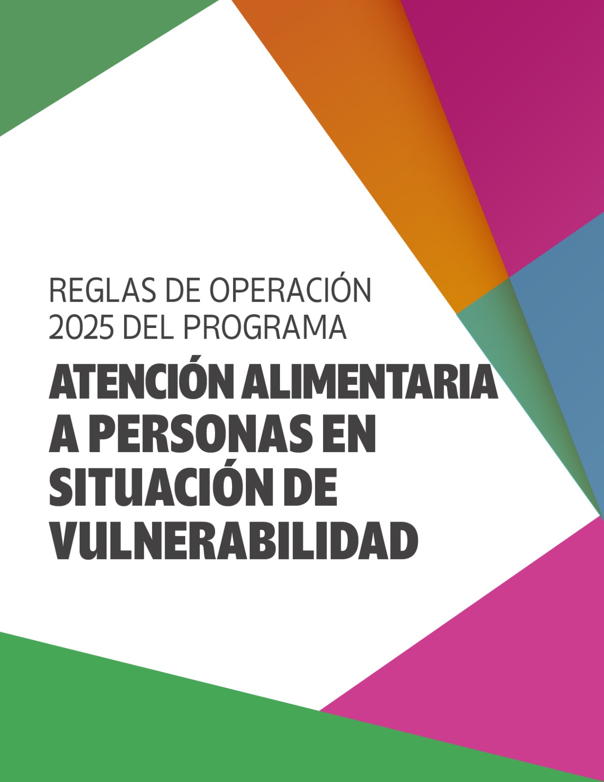 Reglas de operación Personas en situación de vulnerabilidad 2025